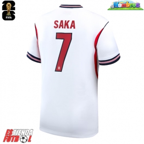 Inglaterra Bukayo Saka #7 Primera Equipación Mundial 2026 Manga Corta